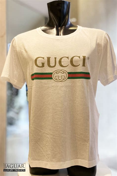 gucci vintage jaguar t shirt|authentic Gucci shirt.